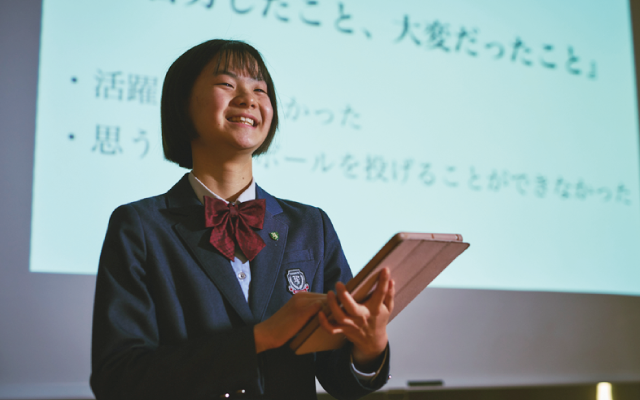 卒業論文発表のイメージ