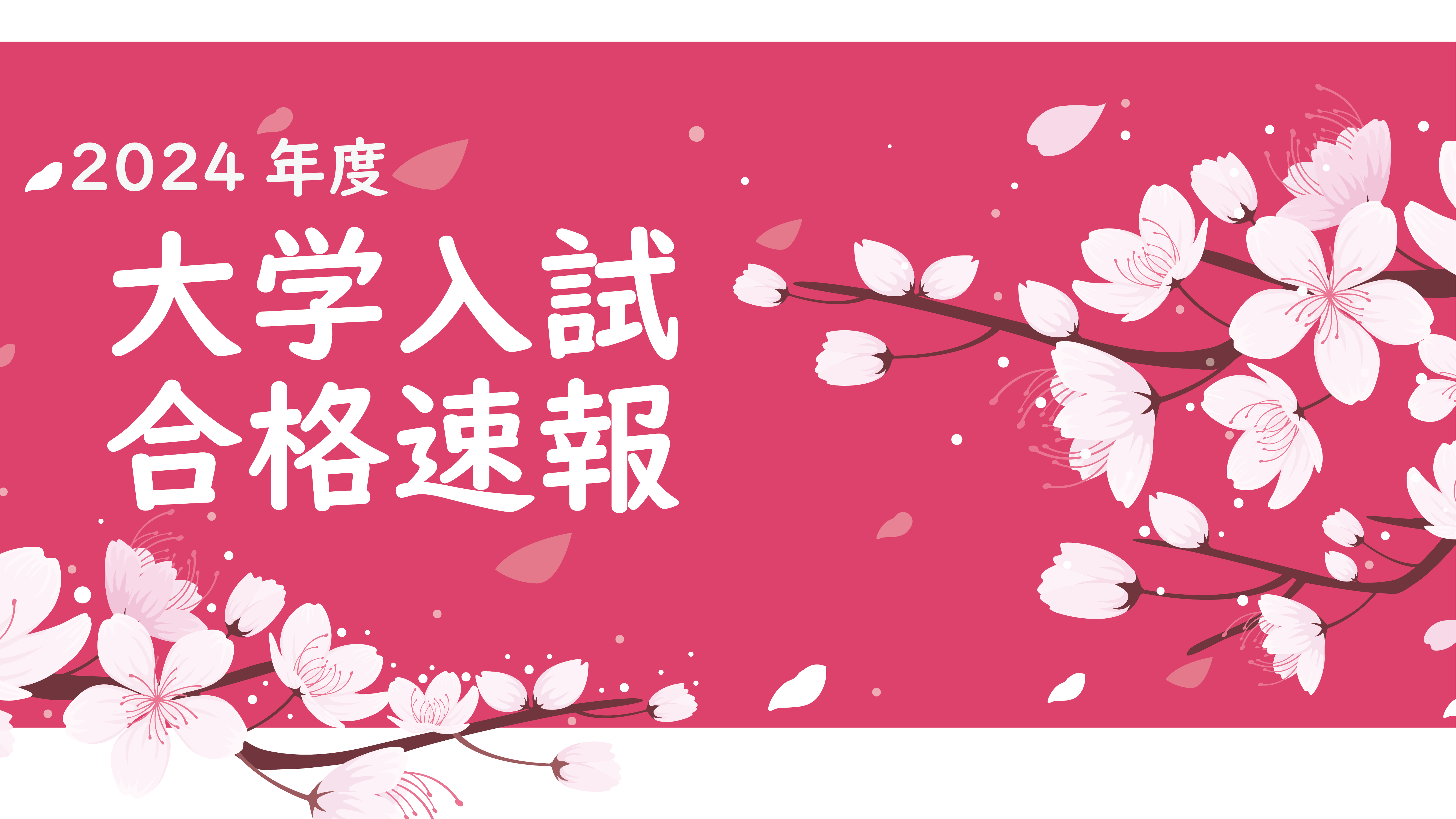 2024年度大学入試合格実績のサムネイル